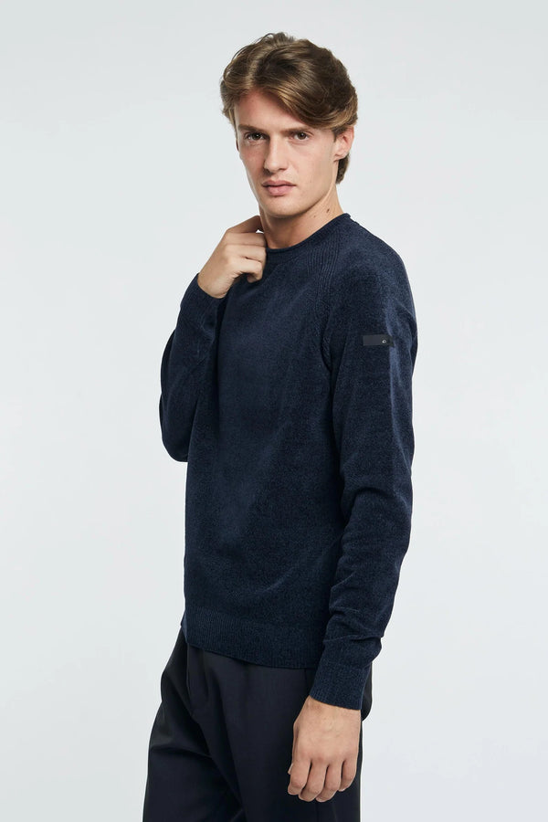 maglia VELVET ROUND blu marine