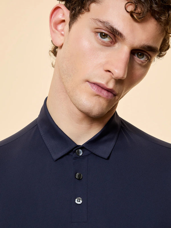 polo OXFORD LOGO blu