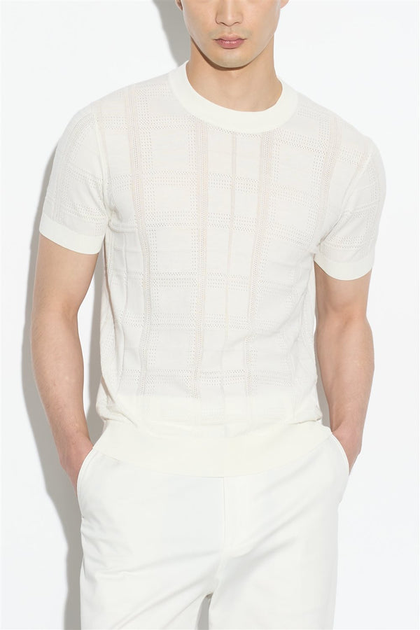 maglia GIRO LAVORATO panna