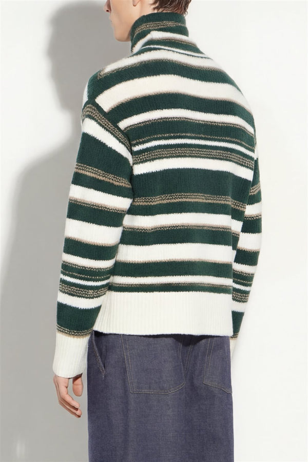 maglia RIGATA bianco/verde