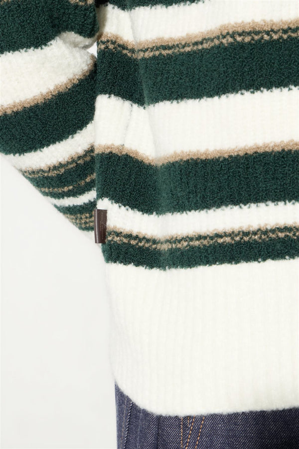 maglia RIGATA bianco/verde