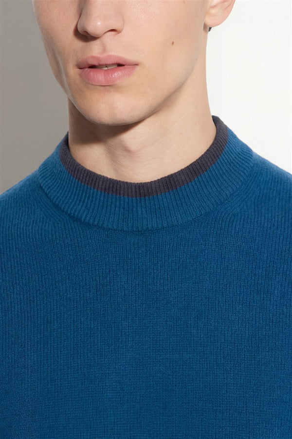 maglia DOPPIA bluette/blu navy