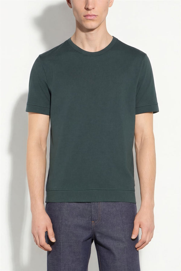 t-shirt JERSEY verde bosco