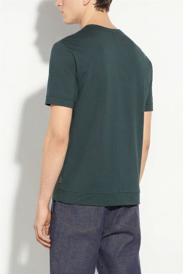 t-shirt JERSEY verde bosco