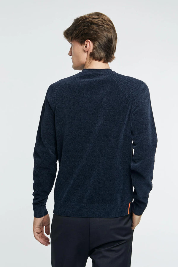 maglia VELVET ROUND blu marine