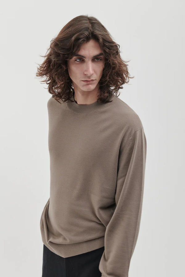 maglia CASHEMIRE taupe