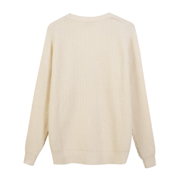 maglia CARDIGAN INGLESE panna