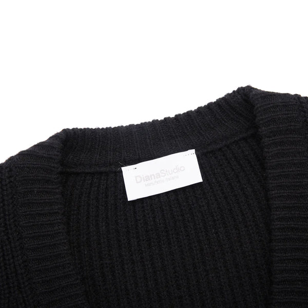 maglia CARDIGAN INGLESE nero