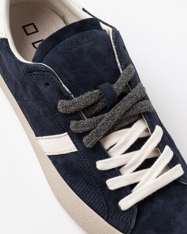 HILL LOW perforated colored blue