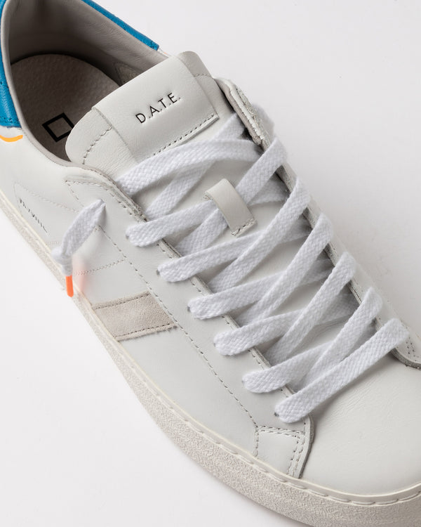 HILL low vintage calf white/bluette
