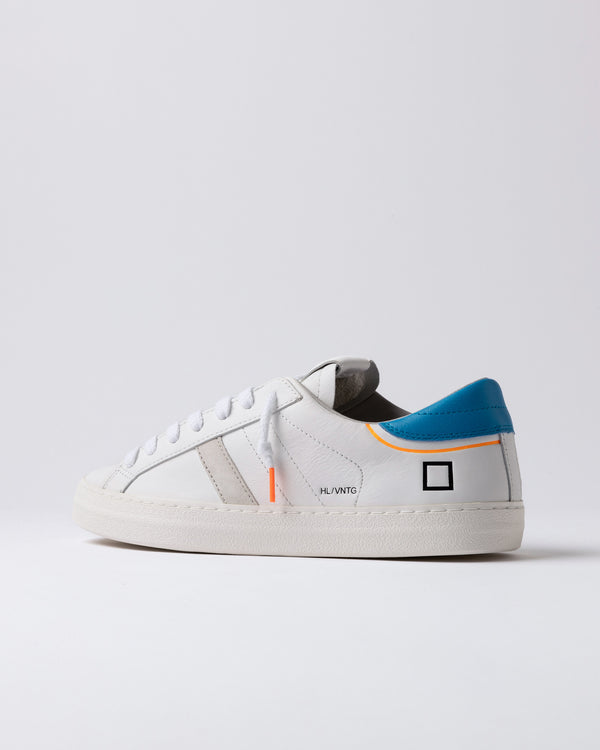 HILL low vintage calf white/bluette