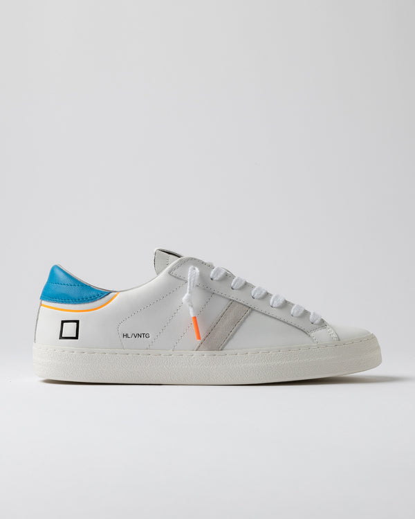 HILL low vintage calf white/bluette