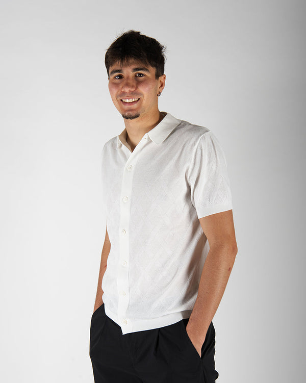 maglia LOSANGHE panna