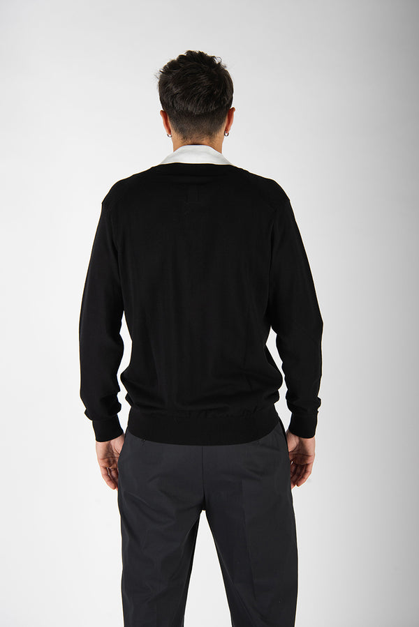 maglia ZIP nero