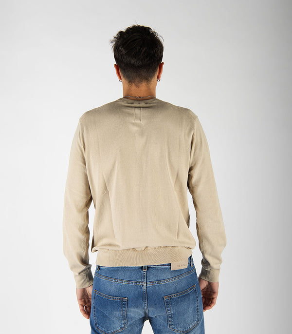 maglia CREPE sabbia