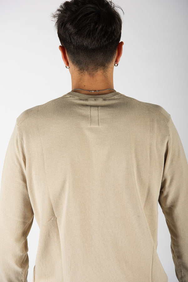 maglia CREPE sabbia