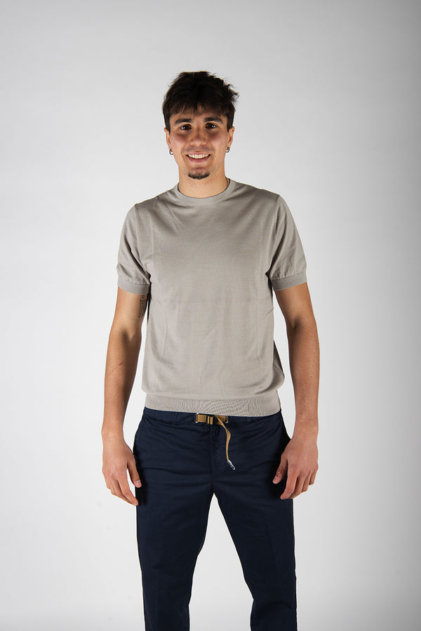maglia FINEZZA M/C grigio
