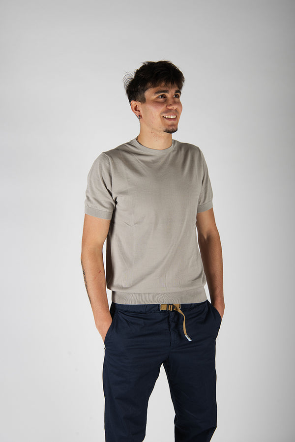 maglia FINEZZA M/C grigio