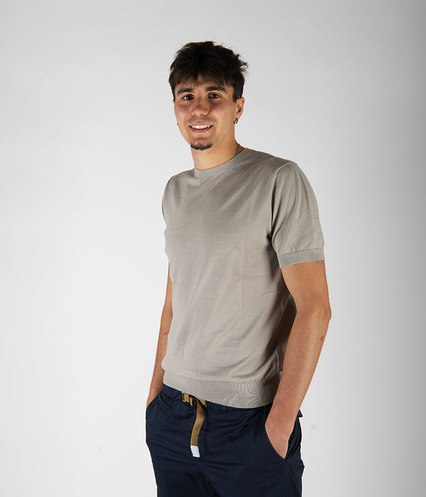 maglia FINEZZA M/C grigio