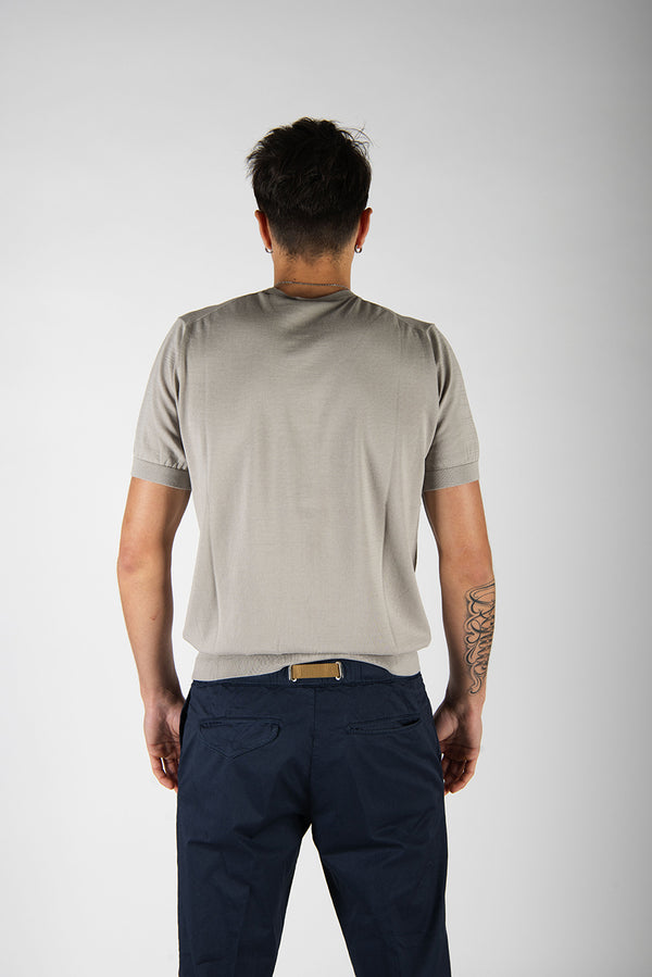 maglia FINEZZA M/C grigio
