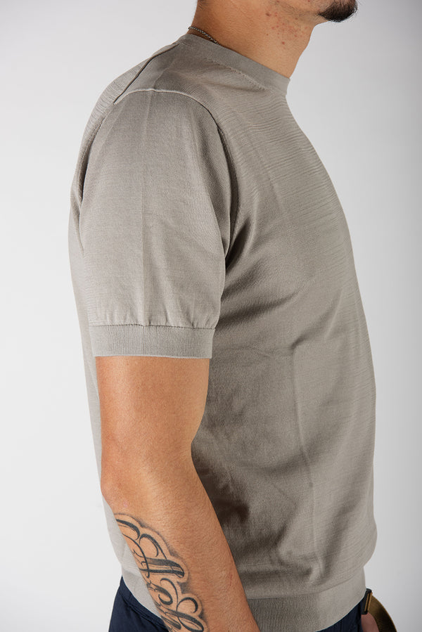 maglia FINEZZA M/C grigio