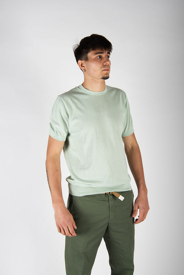 maglia FINEZZA M/C verde