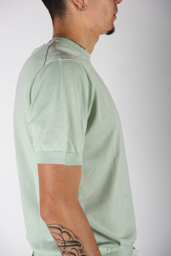 maglia FINEZZA M/C verde