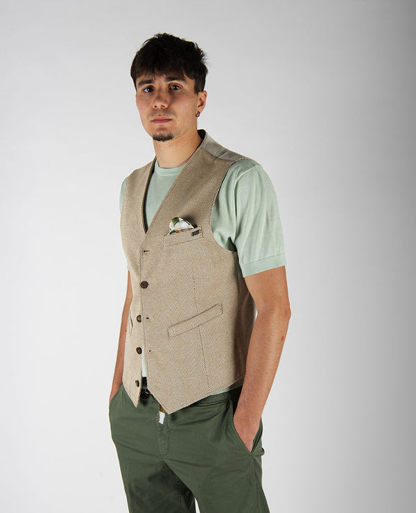gilet DRUG585 beige