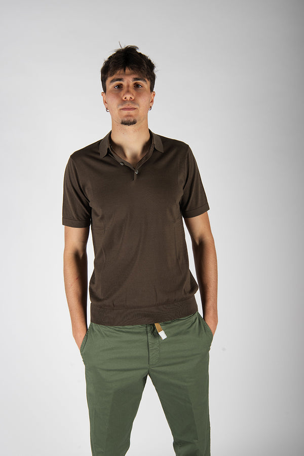 maglia POLO marrone