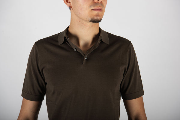 maglia POLO marrone