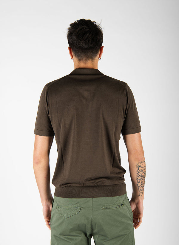 maglia POLO marrone