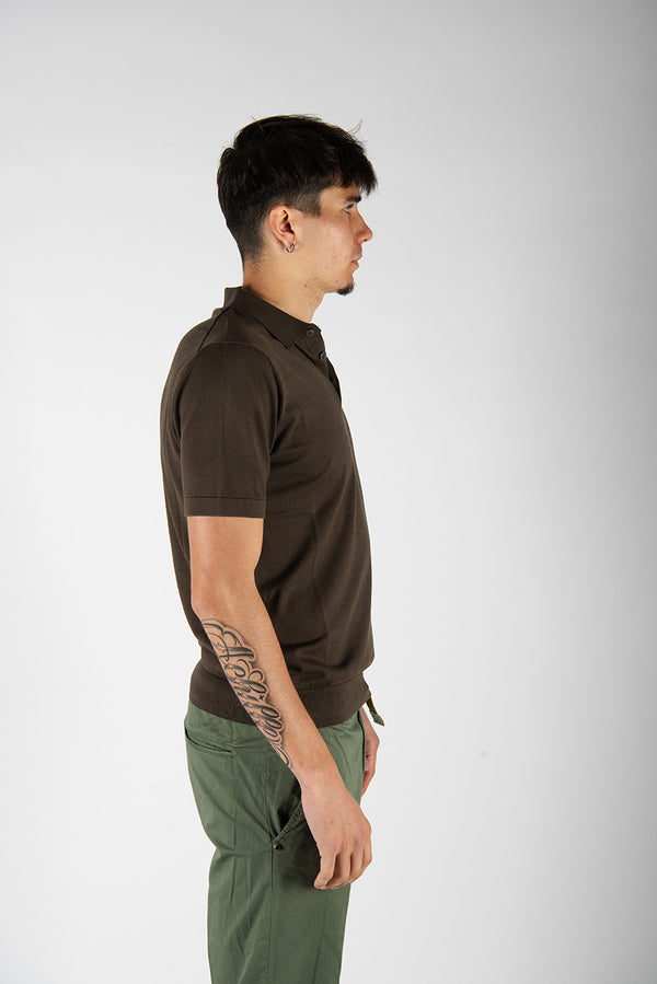 maglia POLO marrone