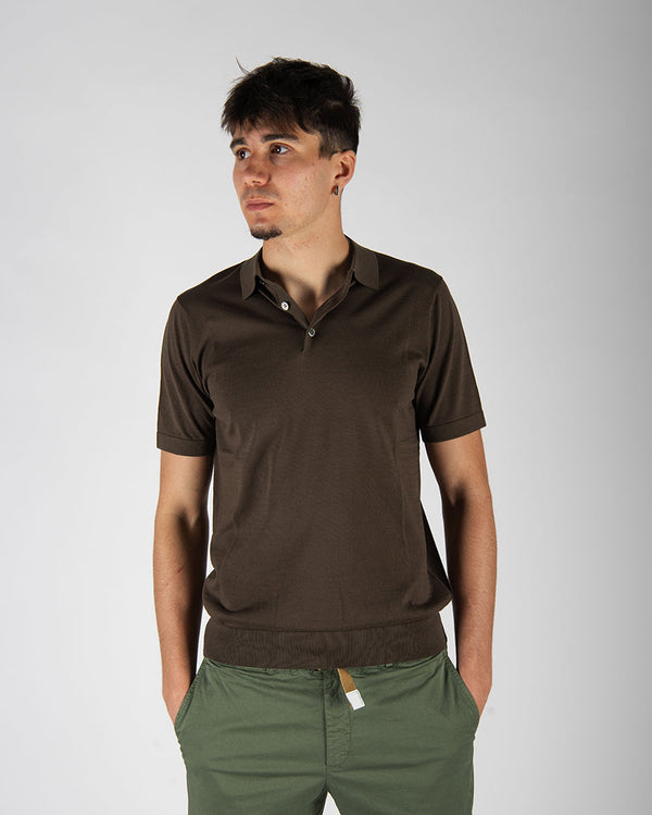 maglia POLO marrone