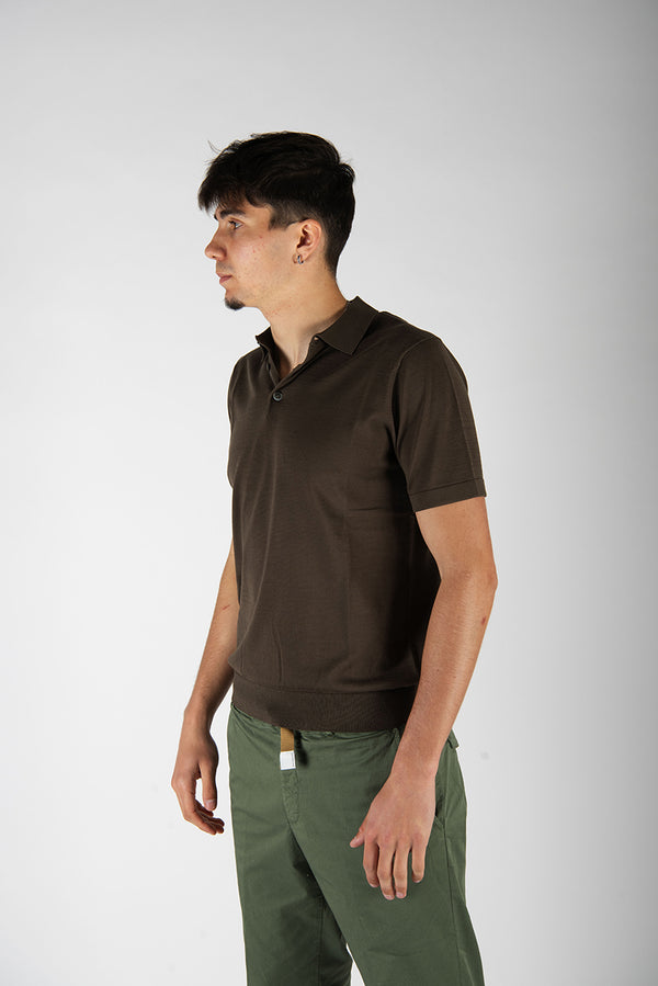 maglia POLO marrone