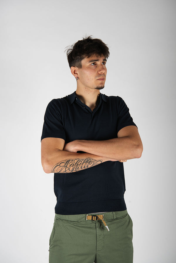 maglia POLO blu