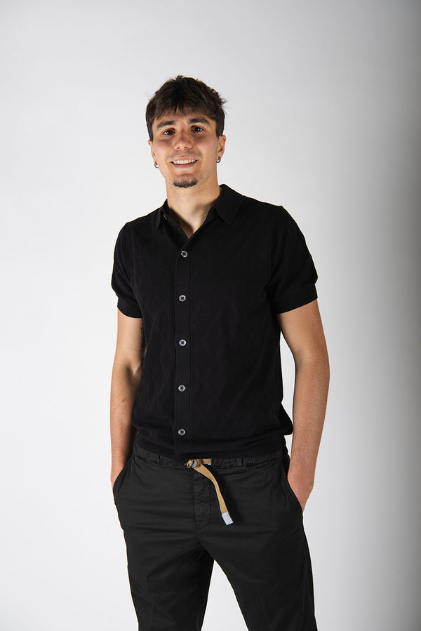 maglia LOSANGHE nero