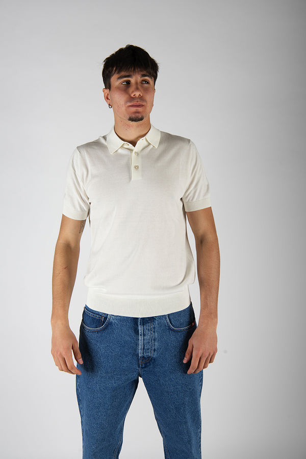 maglia POLO basic panna