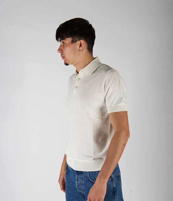 maglia POLO basic panna