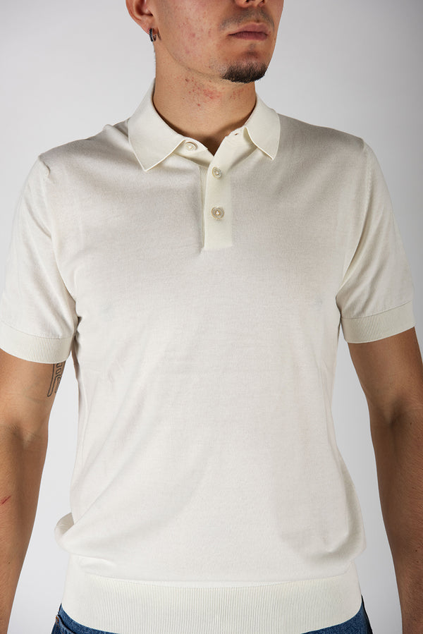 maglia POLO basic panna