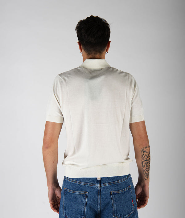 maglia POLO basic panna