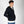 felpa HOOD ZIP blu