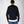 felpa HOOD ZIP blu