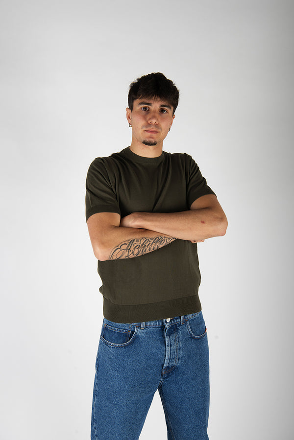 maglia GIRO M/C verde scuro