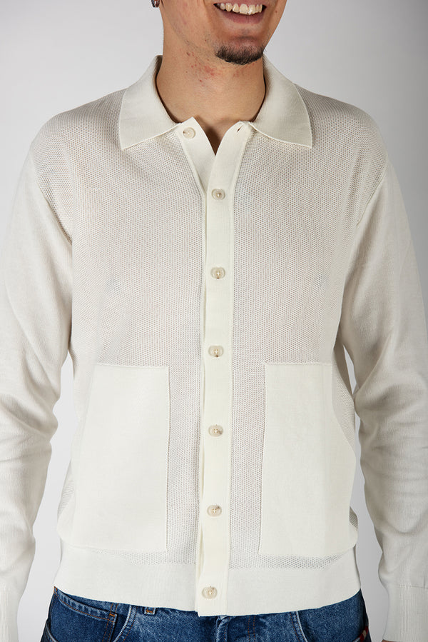maglia CAMICIA panna