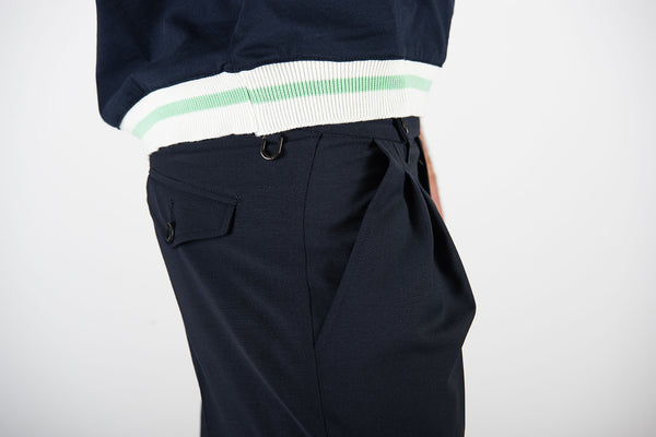 pantalone DOPPIA PENCE blu