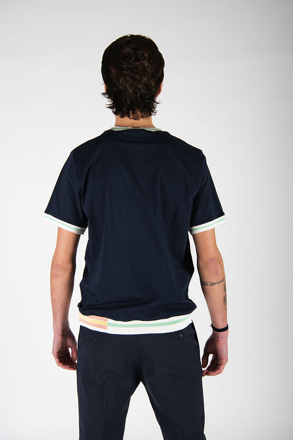 t-shirt PALMER blu