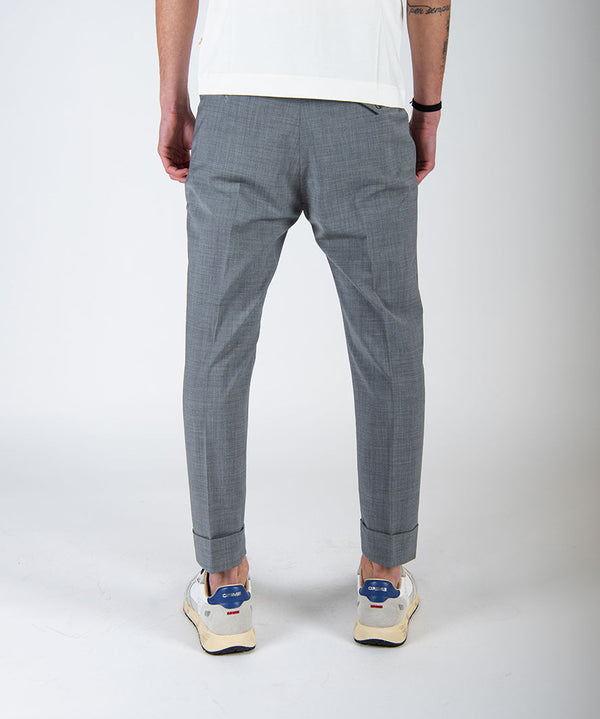 pantalone DOPPIA PENCE grigio