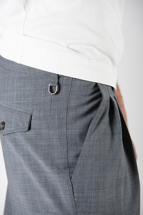 pantalone DOPPIA PENCE grigio