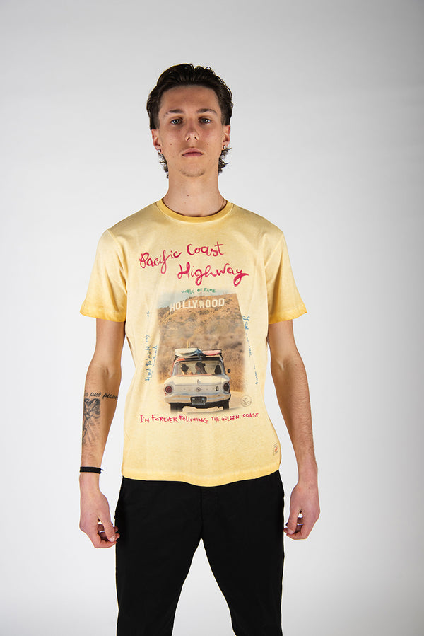 t-shirt PHOTOS mostarda