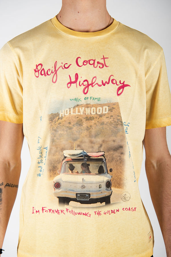 t-shirt PHOTOS mostarda